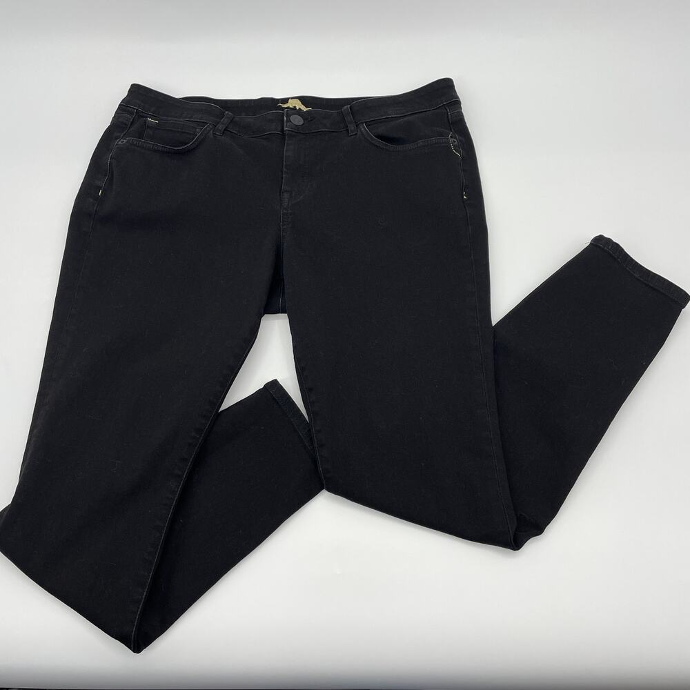 TOMMY BAHAMA Womens Tema Skinny Jeans Size 33 Black Mid Rise Stretch Pants